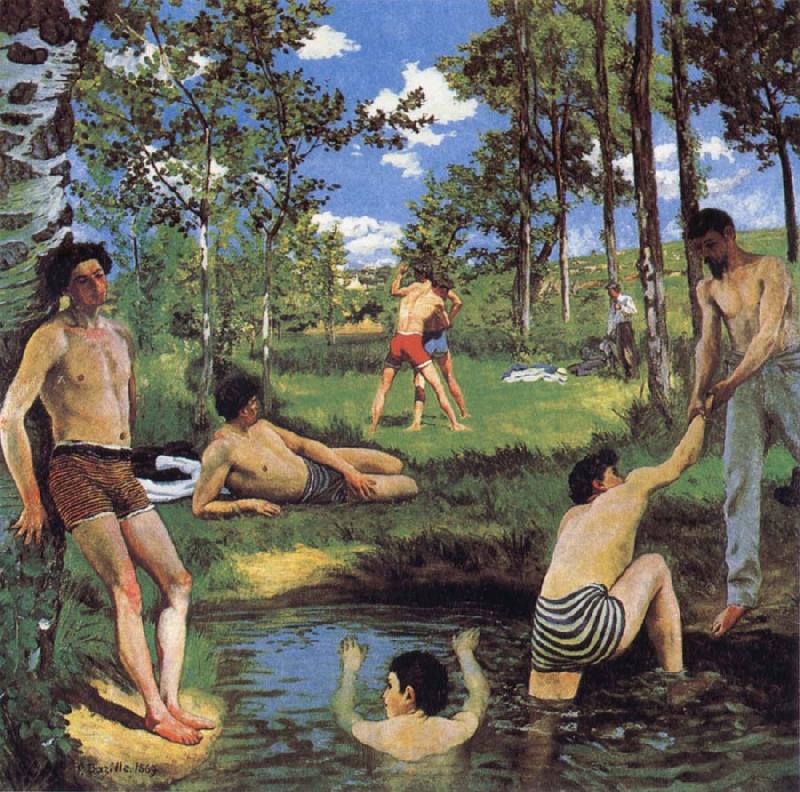Frederic Bazille Bathers Spain oil painting art
